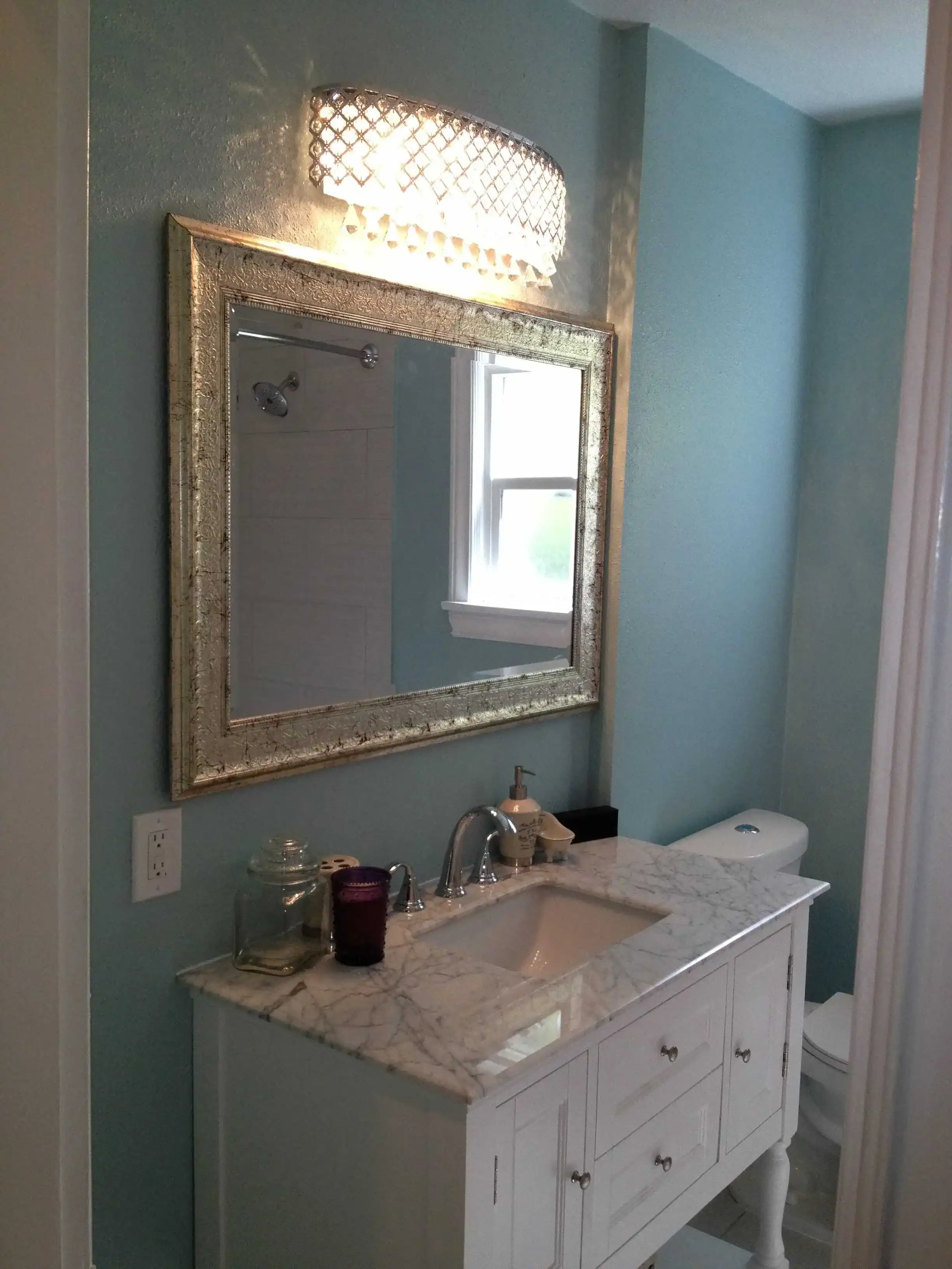 Small bathroom with big style